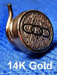 6-1.4 Spiral Wire Shank - 14k Gold